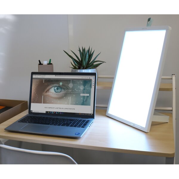 UNILUX Lampe LED de luminothérapie Dayvia WELLBI, blanc