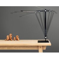 UNILUX LED-Tischleuchte LUMILIGHT, Standfuss, schwarz