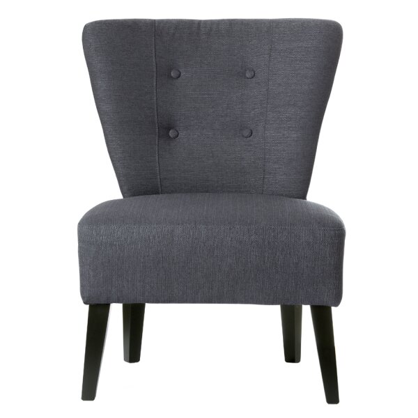 PAPERFLOW Fauteuil visiteur Brighton, safran / noir