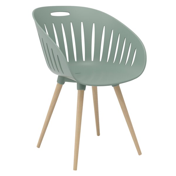 Topstar Chaise dextérieur T2023, set de 2, olive