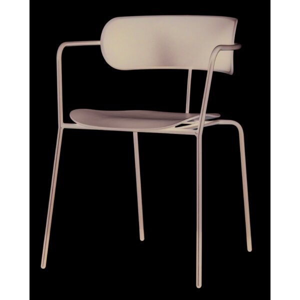 PAPERFLOW Chaise visiteur BISTRO, set de 2, noir