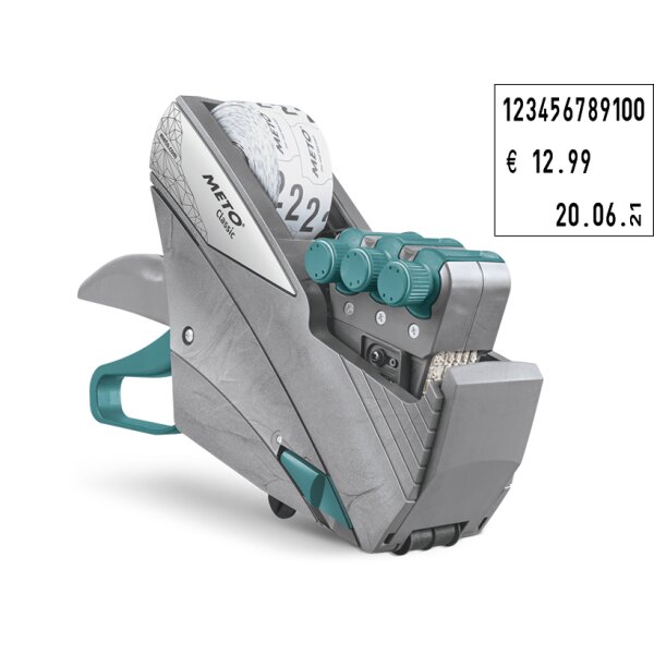METO Étiqueteuse de prix Classic XL 3329, 3 lignes