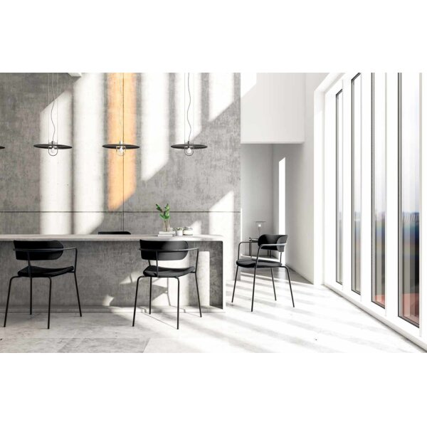 PAPERFLOW Chaise visiteur BISTRO, set de 2, blanc