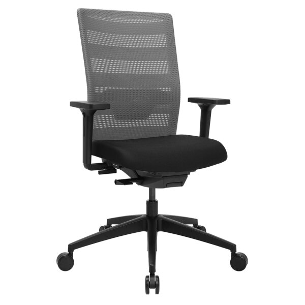 Topstar Chaise de bureau pivotante Airwork, noir/menthe