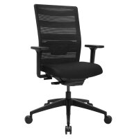 Topstar Chaise de bureau pivotante Airwork, noir/menthe