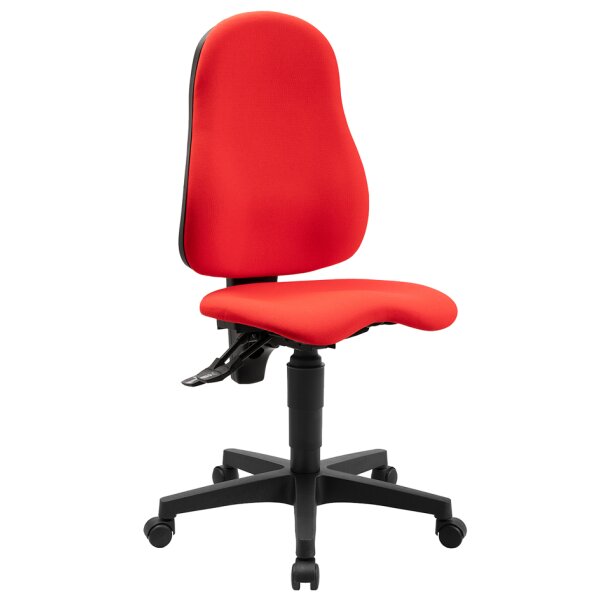 Topstar Chaise de bureau pivotante Ortho Point, rouge