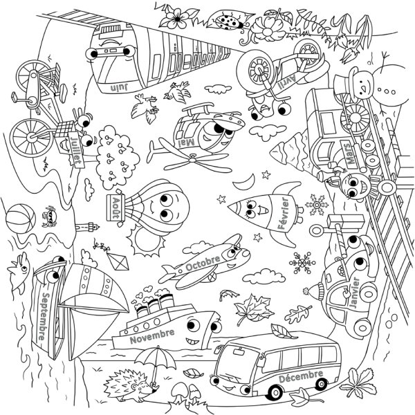 PAPERFLOW Table à dessiner KIDS FERME, hauteur: 400 mm