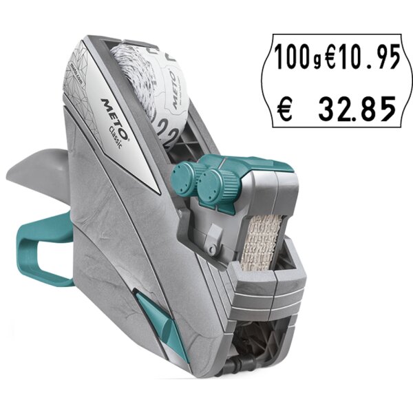 METO Étiqueteuse de prix Classic M 1626, 2 lignes