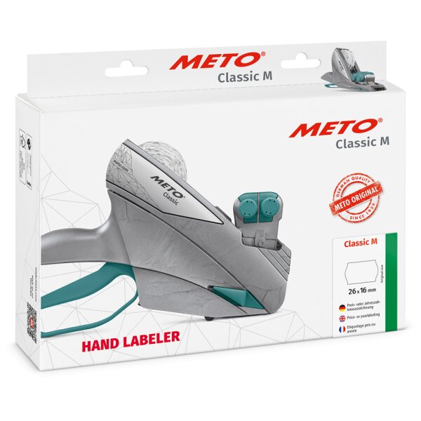 METO Étiqueteuse de prix Classic M 1626, 2 lignes