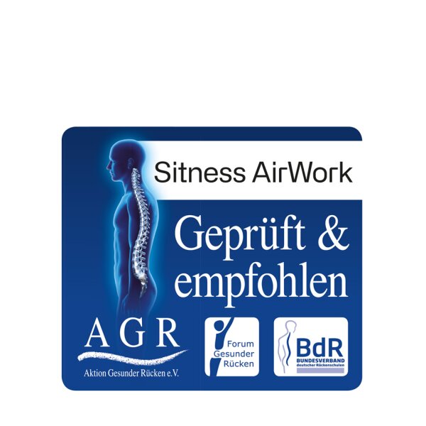 Topstar Chaise de bureau pivotante Sitness Airwork, noir