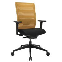 Topstar Chaise de bureau pivotante Airwork, noir/blanc
