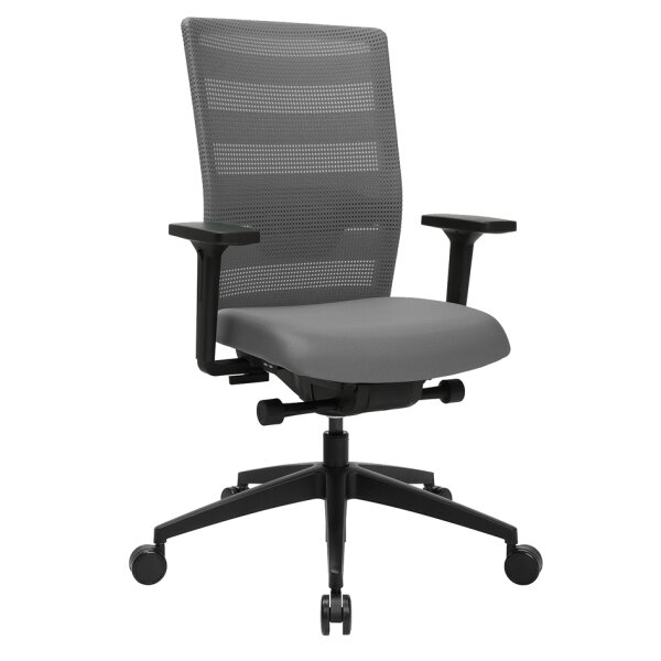 Topstar Chaise de bureau pivotante Sitness Airwork, gris