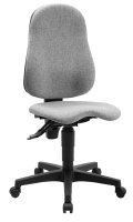 Topstar Chaise de bureau pivotante Ortho Point, gris clair