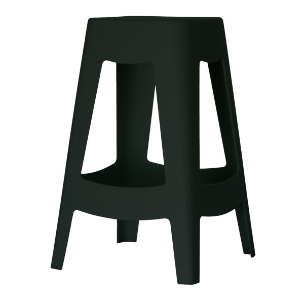PAPERFLOW Hocker BELLINI, 2er Set, Sitzhöhe: 460 mm, schwarz