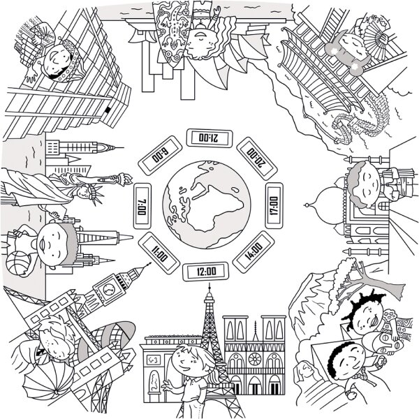 PAPERFLOW Table à dessiner KIDS JUNGLE, set de 2