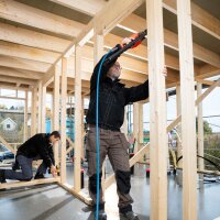 TACWISE Cloueuse coudée pneumatique KDH90V, orange