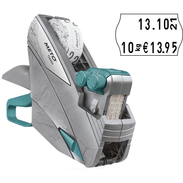 METO Étiqueteuse de prix Classic M 1626, 2 lignes