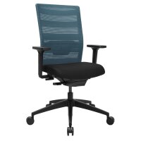 Topstar Chaise de bureau pivotante Airwork, noir/noir