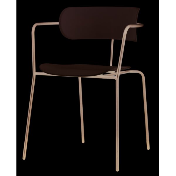 PAPERFLOW Chaise visiteur BISTRO, set de 2, bleu