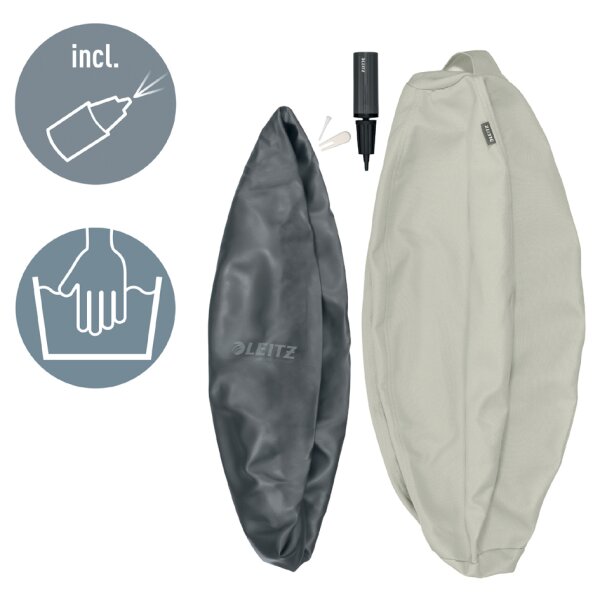 LEITZ Ballon dassise Ergo Active, diamètre: 750 mm, gris