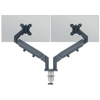 LEITZ Bras double pour écrans Ergo Dual, gris...