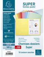 EXACOMPTA Chemise dossier SUPER 160, A4, bulle