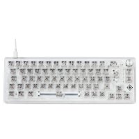 DELTACO TKL Gaming Keyboard mech GAM-160-T-CH transparent RGB CH-Layout
