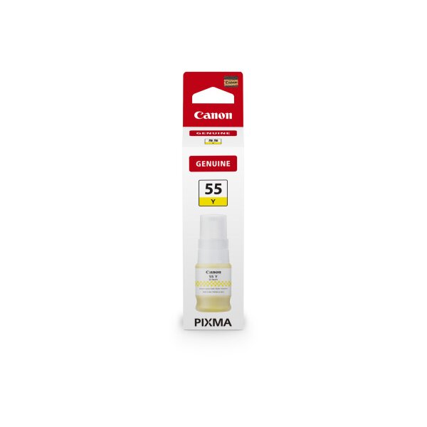 CANON Bouteille dencre yellow GI-55 Y MAXIFY GX1050 3000 pages