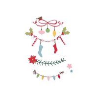 SIZZIX Stanzformen Weihnachtsbord. 664701 14er Set