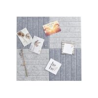 ZELLER Pinboard set, 4 pcs. 30x30 cm 11579 gris...
