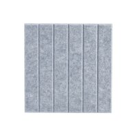 ZELLER Pinboard-Set, 4tlg. 30x30 cm 11579 hell-/dunkelgrau