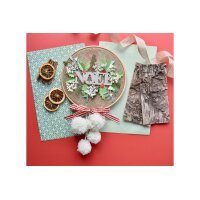 SIZZIX Emporte-piéces feuilles hiver 662571 Set de 8