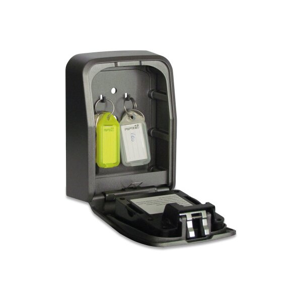 RIEFFEL SWITZERLAND Dépôt de clé 10.5x14.5x55cm A15797 avec serrure électronique gris