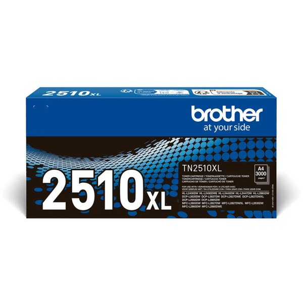 BROTHER Toner HY schwarz TN-2510XL HL-L2400/L-2445 3000 Seiten
