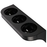 HYGOSTAR Support mural pour flacon à pompe, 3 compartiments