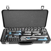 QUANTOOL Jeu de douilles & embouts, coffret de 56...