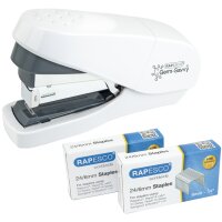 RAPESCO Flachheftgerät ECO Less Effort, weiss
