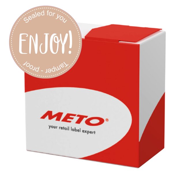 METO Siegeletiketten "Enjoy - Sealed for you"