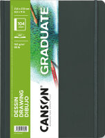 CANSON Skizzenbuch GRADUATE DRAWING, 216 x 279 mm, schwarz