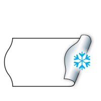 METO Etiketten für Preisauszeichner, 22 x 12 mm, weiss