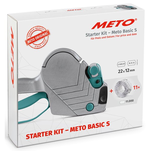 METO Étiqueteuse de prix Basic S 822, kit de démarrage