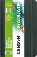 CANSON Skizzenbuch GRADUATE DRAWING, 140 x 216 mm, schwarz