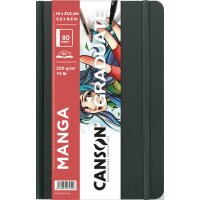 CANSON Carnet à croquis GRADUATE Manga, 140 x 216...