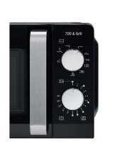 SEVERIN Micro-ondes MW 7781, fonction grill, noir/argent