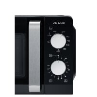 SEVERIN Micro-ondes MW 7781, fonction grill, noir/argent
