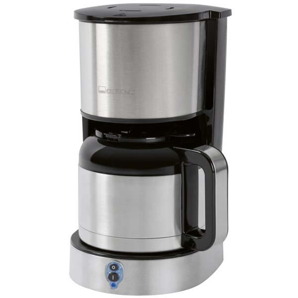 CLATRONIC Thermo-Kaffeemaschine KA 3805, silber schwarz