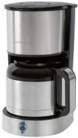 CLATRONIC Thermo-Kaffeemaschine KA 3805, silber schwarz