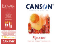 CANSON Bloc papier dessin Figueras, 380 x 460 mm, 290 g/m2
