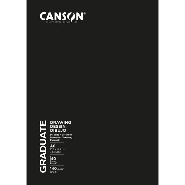 CANSON Carnet de croquis GRADUATE DRAWING, 297 x 420 mm