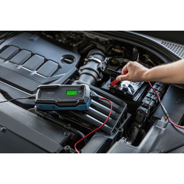 ANSMANN Chargeur de batterie BC, 6-12V/10A, noir/bleu